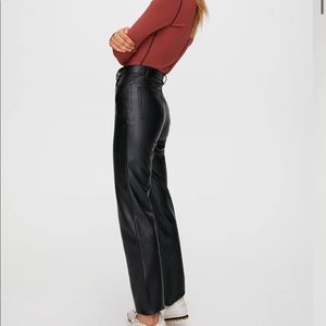 VEGAN LEATHER PANTS